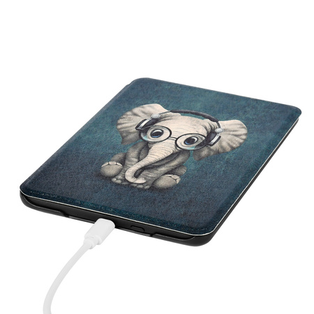 Etui graficzne Kindle Paperwhite 6/ Colorsoft/ Signature Edition- Elephant