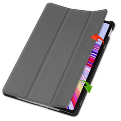 Etui Smart do Lenovo Tab One 8.7 2025 TB305FU TB305XU, ochronne z podstawką - szare