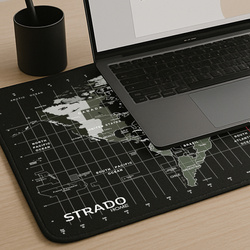 Duża podkładka pod myszkę laptop Gamingowa mata na biurko 90x40 XXL, czarny