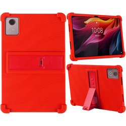 Etui pancerne Armor do Lenovo Tab K11 Plus 11.45 / Lenovo K11 Plus 2024 / K11 Plus, czerwone - ochronne z podstawką