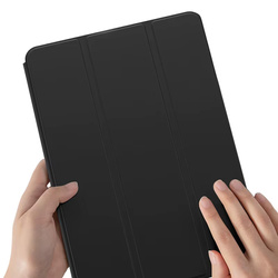 Etui Smart do Lenovo Idea Tab Pro / Pro MT 2025, czarne - ochronne z podstawką, dostęp do portów i przycisków