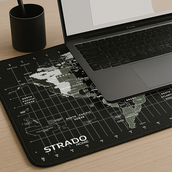 Duża podkładka pod myszkę laptop Gamingowa mata na biurko 90x40 XXL, czarny