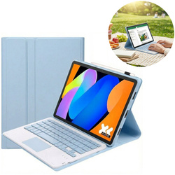 Etui z klawiaturą do Lenovo Idea Tab 11 2025, niebieskie - ochronne z podstawką
