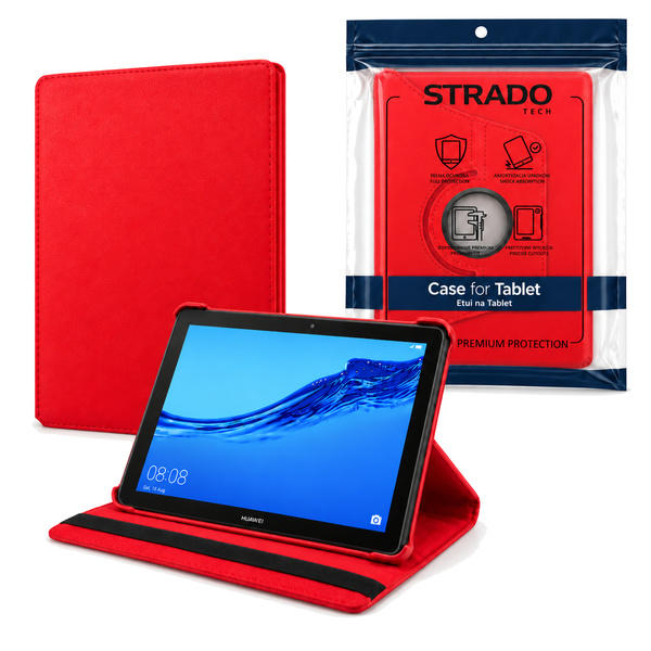 Etui z klapką do Huawei MediaPad T5 10 10.1 obrotowa podstawka ochronne