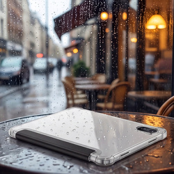 Etui do Xiaomi Redmi Pad 2 11 2025 - przezroczyste z miejscem na rysik i podstawką, czarne