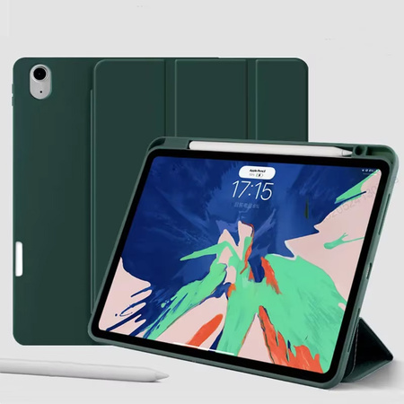 Etui Smart Pencil Apple iPad 10.9 10 GEN 2022 / iPad 11 A16 11GEN 2025 -D.Green