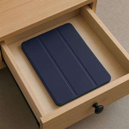 Etui pokrowiec Smart z magnetyczną klapką do Xiaomi Redmi Pad SE 8.7" 2024, granatowe