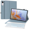 Etui z klawiaturą Bluetooth do Redmi Pad 2 Pro 2025, niebieskie - ochronne z podstawką