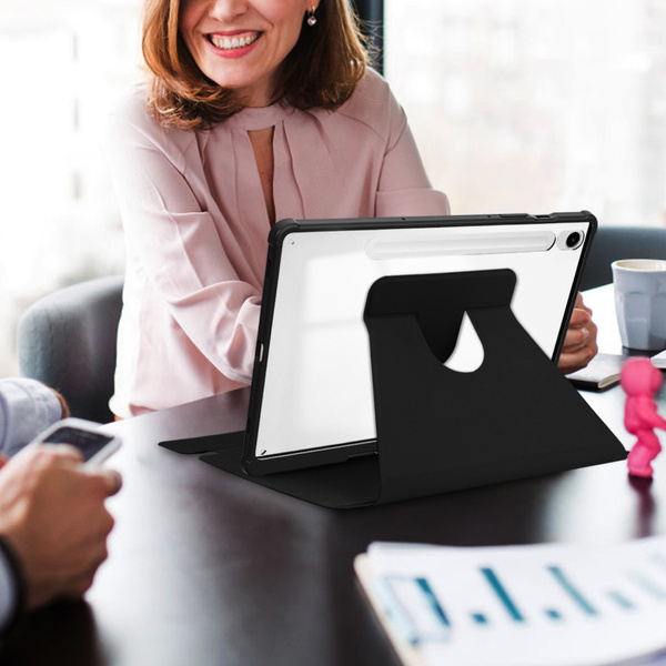 Etui 360 z klawiaturą do Samsung Galaxy Tab S9 / S10 FE 10.9 na Rysik / Samsung Galaxy Tab S10 - ochronne
