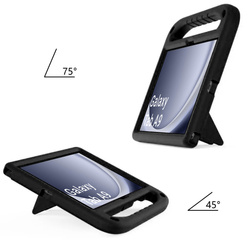 Etui FunColor z uchwytem do Samsung Galaxy Tab A9 8.7 X110 / X115, czarne - ochronne