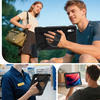 Etui Shockproof z uchwytem do Lenovo Tab M11 10.95, czarne - ochronne z podstawką, dostęp do portów i przycisków