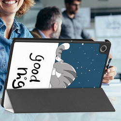 Etui Graficzne do Lenovo Tab 10.1 2025 z klapką - ochronne z podstawką