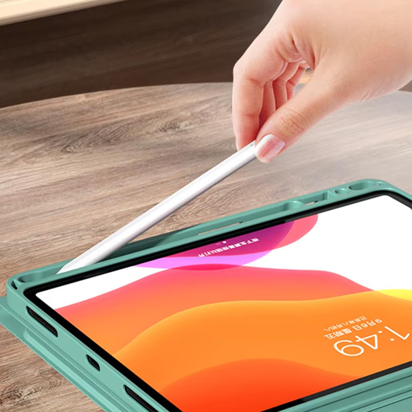 Etui z klawiaturą do Xiaomi Pad 7 / Pad 7 Pro 11.2 na rysik / Xiaomi Pad 7 Pro, zielone - ochronne z podstawką