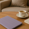 Etui Clear Pencil do Galaxy Tab S9 FE 10.9 SM / Galaxy Tab S9 FE 10.9 SM S10 / Samsung Galaxy Tab S9, granatowe - ochronne