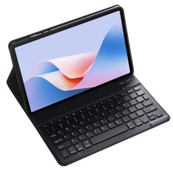 Etui z klawiaturą Bluetooth do Lenovo Idea Tab Plus 12.1 / Idea Tab Plus 12.1 2025, czarne - ochronne z podstawką