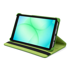 Etui obrotowe do Samsung Galaxy Tab A11 X135/ X133 A9 SM-X115/X110 - zielone