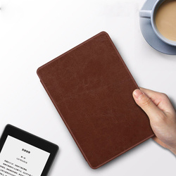 Etui Strap Case do Kindle Paperwhite 4, czarne - ochronne z podstawką, dostęp do portów i przycisków