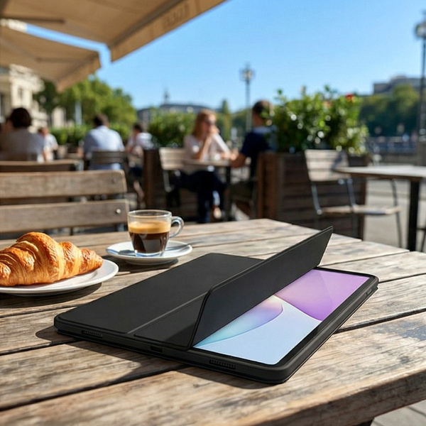 Etui Smart do Huawei MatePad Air 11 2023 / MatePad 11.5 S 2024 2025 z klapką / Huawei MatePad Air 11.5 2024, czarne - ochronne