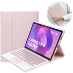 Etui z magnetyczną klawiaturą Bluetooth do Lenovo Idea Tab Pro 12.7 (Różowe)