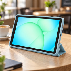 Etui Smart do Galaxy Tab A11 X135/X133 A9 SM-X115/SM-X110 z klapką - niebieskie