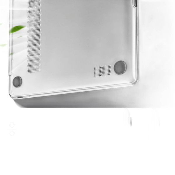 Etui Shell obudowa do Apple MacBook Air 13 13.6 M3 2024 / M4 2025, przezroczyste - ochronne