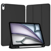 Etui Smart Pencil do iPad Air 11 M3 2025 Gen. 7 / M2 2024 Gen. 6, czarne - ochronne z podstawką