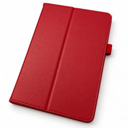 Etui Slim z klapką do Galaxy Tab A11 X135/ X133 A9 SM-X115/ X110 - czerwone