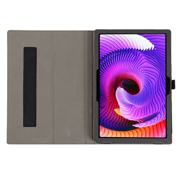 Etui Slim do Tcl Tab 10 Gen. 2 8496G 10.36 10.4 / Gen 2, czarne - ochronne z podstawką