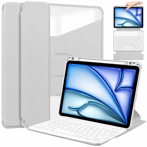 Etui 360 z klawiaturą do Apple iPad Air 11 M4 2026/ iPad Air 11 M3 2025/ iPad Air 11 M2 2024 - ochronne