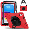 Etui Shockproof z uchwytem do Apple iPad 10.9 2022 / 11 A16 2025 / Apple iPad 10.9 / Apple iPad 11, czerwone - ochronne