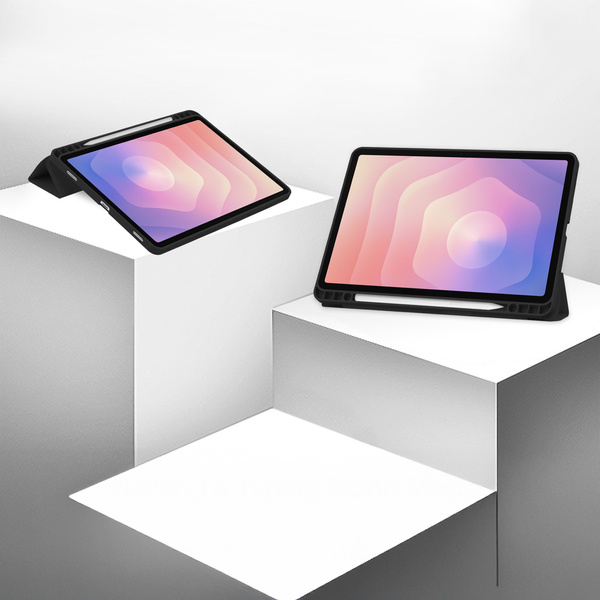 Etui Smart Pencil do Samsung Galaxy Tab S11 11 SM SMX736 z klapką, czarne - ochronne