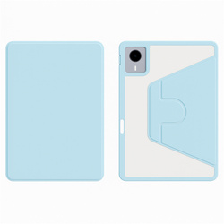 Etui Obrotowe Clear do Lenovo Idea Tab 11 2025, niebieskie - ochronne z podstawką