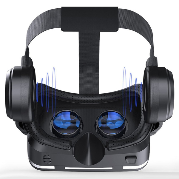 Zestaw Okulary gogle 3D Shinecon VR 10 2019 + Słuchawki + Gamepad - do smartfona