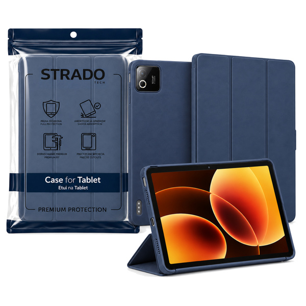 Etui Smart do Xiaomi Pad 7 / 7 PRO / Pad 8 / 8 PRO / Pad 9 z klapką i podstawką - granatowe
