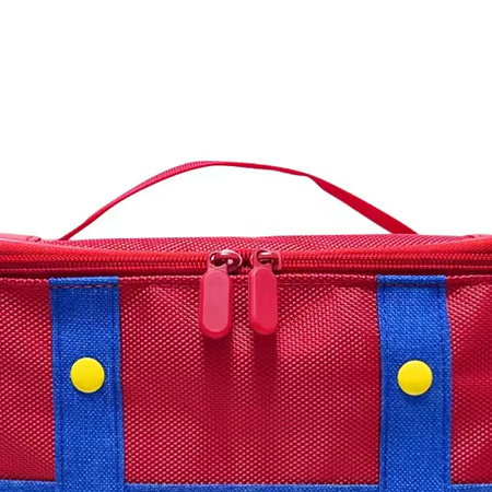 Etui Torba podróżna do Nintendo Switch 2 2025 z przegrodami wodoodporna, mario - ochronne z podstawką