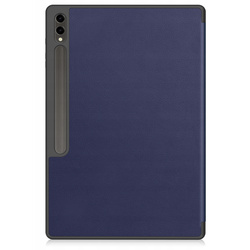 Etui Smart do Galaxy Tab S9 Ultra / S10 Ultra 14.6 X910 X916 X926, granatowe - ochronne z podstawką