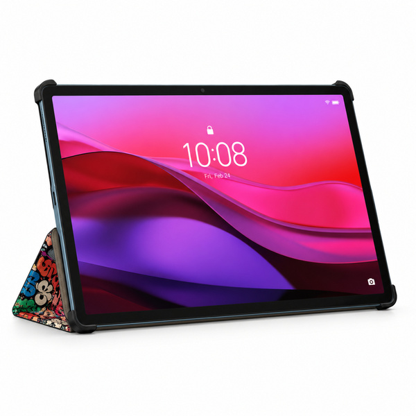 Etui graficzne do Lenovo Yoga Tab Plus 12.7 2025 TB520FU ZAEG0022PL z klapką i podstawką