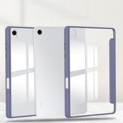 Etui Clear Pencil do Samsung Galaxy Tab S11 11 SM SMX736 z klapką, przezroczyste - ochronne