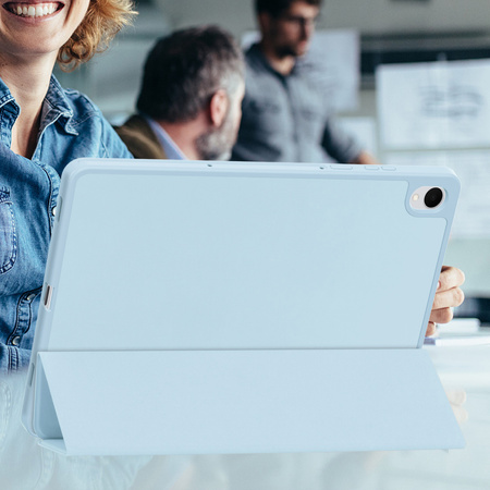 Etui SMART PENCIL do Samsung Galaxy Tab S11 11" SM-X730 SMX736 z klapką, niebieskie