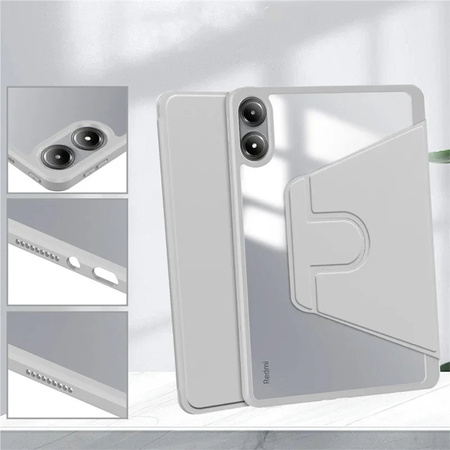 Etui Obrotowe Crystal Pencil do Xiaomi Redmi Pad Pro 12.1 2024 / Poco Pad - ochronne