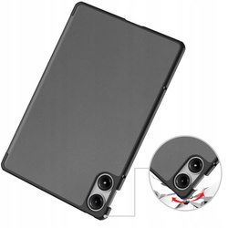 Etui z uchwytem na rysik do Redmi Pad 2 11 2025, ochronne, szare