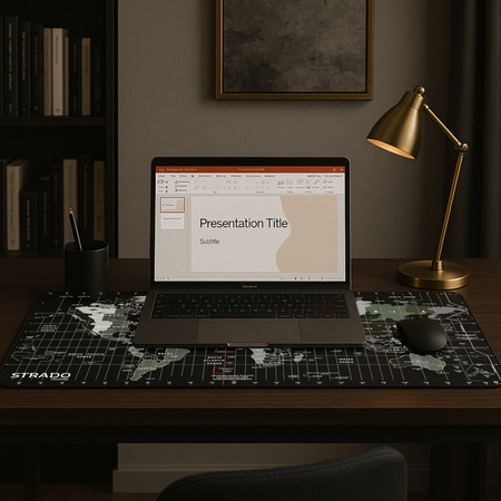 Duża podkładka pod myszkę laptop Gamingowa mata na biurko 90x40 XXL, czarna