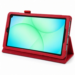 Etui Slim z klapką do Galaxy Tab A11 X135/ X133 A9 SM-X115/ X110 - czerwone