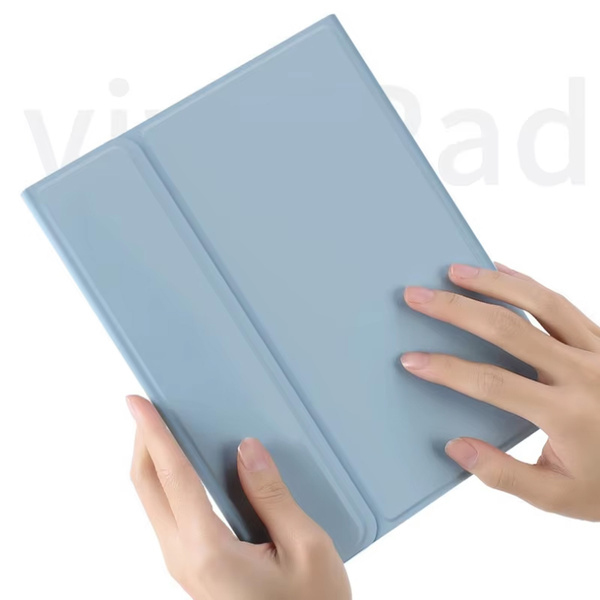 Etui z klawiaturą do Apple iPad Air 13 M2 2024 M3 2025 Gen 6 7 / iPad Air 13 Gen. 6 A2898, niebieskie - ochronne