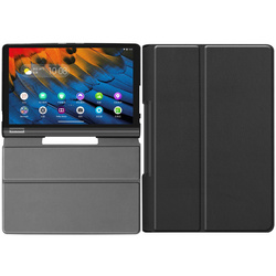 Etui Smart do Lenovo Yoga Tab YT z klapką / Smart Tab, czarne - ochronne z podstawką