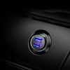 Baseus Circular inteligentna ładowarka samochodowa 2x USB QC3.0 Quick Charge 3.0 Scp Afc 30W