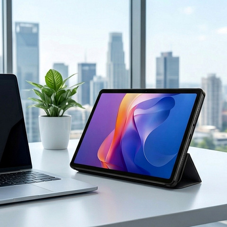 Etui Smart do Xiaomi Redmi Pad 2 11 2025 z klapką, czarne - ochronne z podstawką