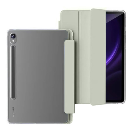 Etui Clear Pencil Galaxy Tab S9 FE S10 FE- Green