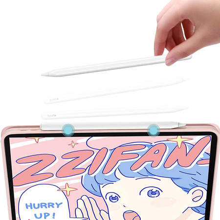 Etui z klawiaturą, myszką i touchpad do iPad 7/ 8/ 9 10.2 2019/20/21 (Różowe)