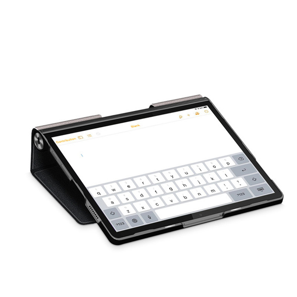 Etui Graphic do Lenovo Tab Plus, morelowe - ochronne z podstawką, dostęp do portów i przycisków